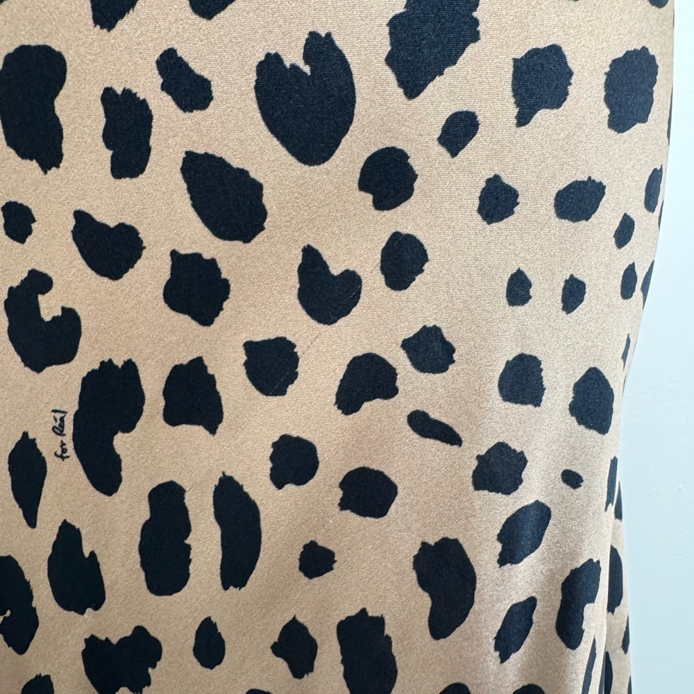 Silk Leopard Skirt - Picture 4 of 7